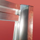 Дверь в нишу Koer SR SD05-120x200-TR-01 прозрачное стекло Easy Clean 6мм, хром (KR5405)
