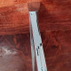 Дверь в нишу Koer SR SD05-120x200-TR-01 прозрачное стекло Easy Clean 6мм, хром (KR5405)