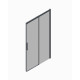 Дверь в нишу Koer SR SD05-140x200-TR-01 прозрачное стекло Easy Clean 6мм, хром (KR5406)