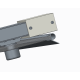 Дверь в нишу Koer SR SD05-140x200-TR-01 прозрачное стекло Easy Clean 6мм, хром (KR5406)
