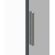 Боковая стенка для кабины Koer SR SW05-90x200-TR-01 прозрачное стекло Easy Clean 6мм, хром (KR5407)