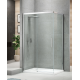 Боковая стенка для кабины Koer SR SW05-90x200-TR-01 прозрачное стекло Easy Clean 6мм, хром (KR5407)