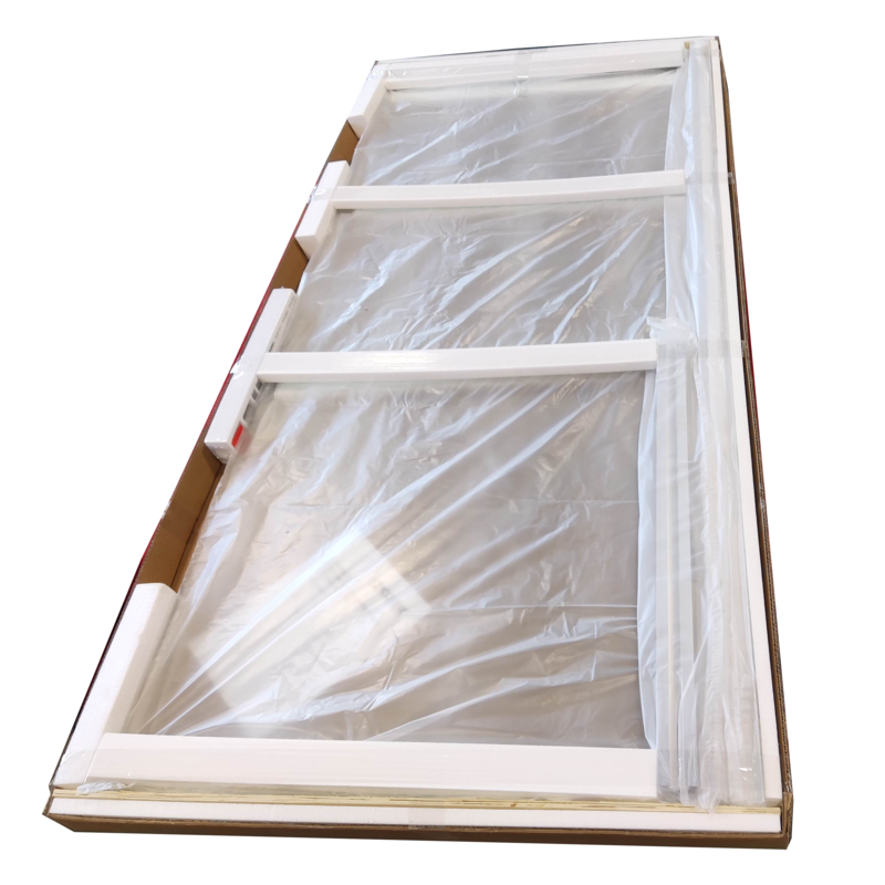Боковая стенка для кабины Koer SR SW05-90x200-TR-01 прозрачное стекло Easy Clean 6мм, хром (KR5407)