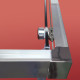 Боковая стенка для кабины Koer SR SW05-90x200-TR-01 прозрачное стекло Easy Clean 6мм, хром (KR5407)