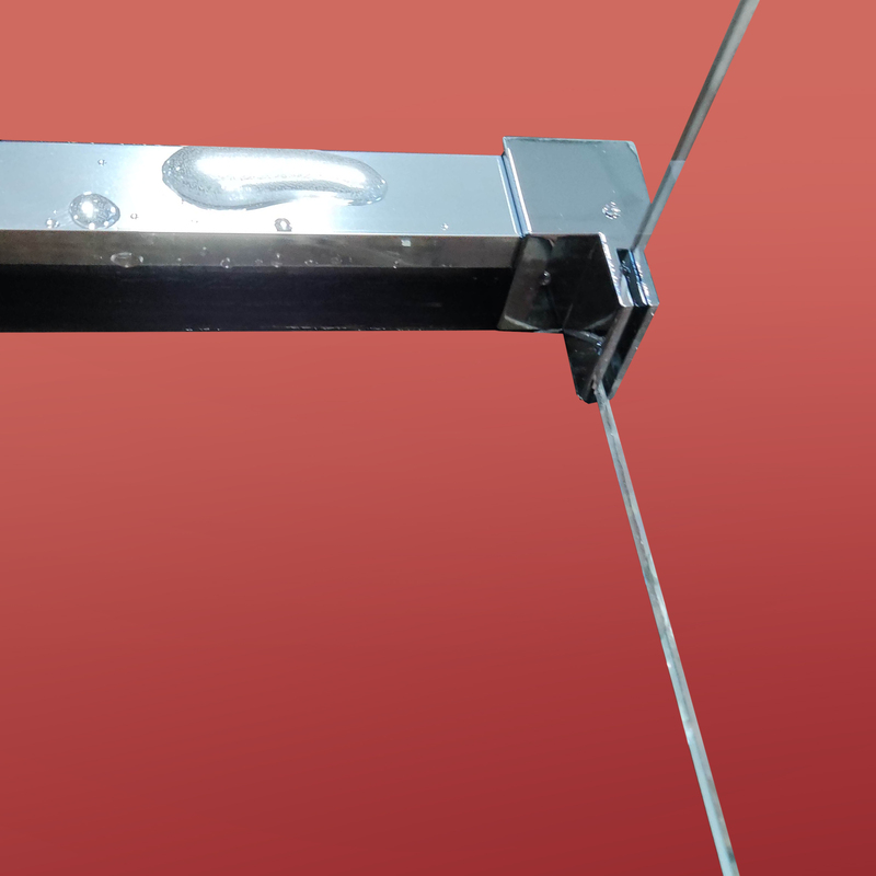 Боковая стенка для кабины Koer SR SW05-90x200-TR-01 прозрачное стекло Easy Clean 6мм, хром (KR5407)