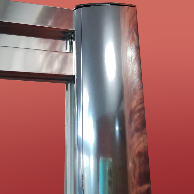 Боковая стенка для кабины Koer SR SW05-90x200-TR-01 прозрачное стекло Easy Clean 6мм, хром (KR5407)