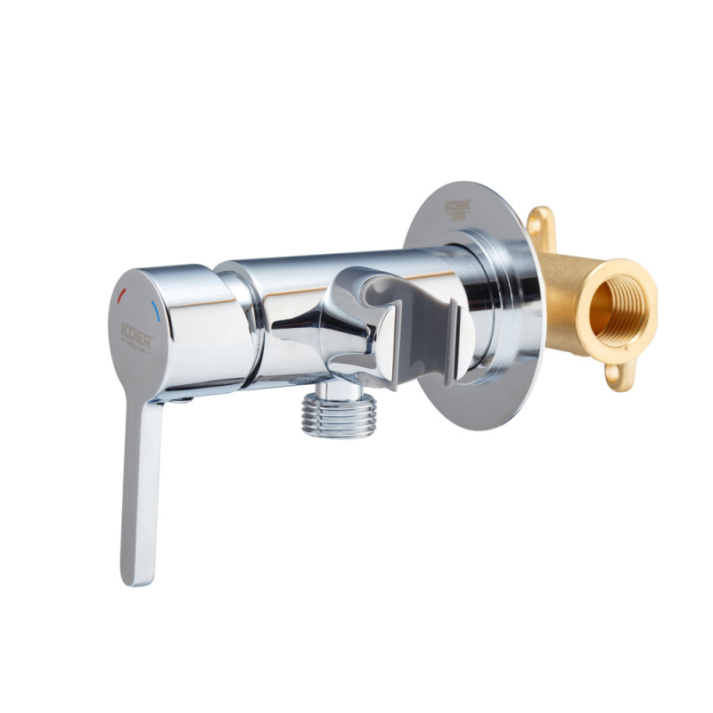 Смеситель для гигиенического душа Koer KB-23029-01 (Цвет хром) (KR5484)