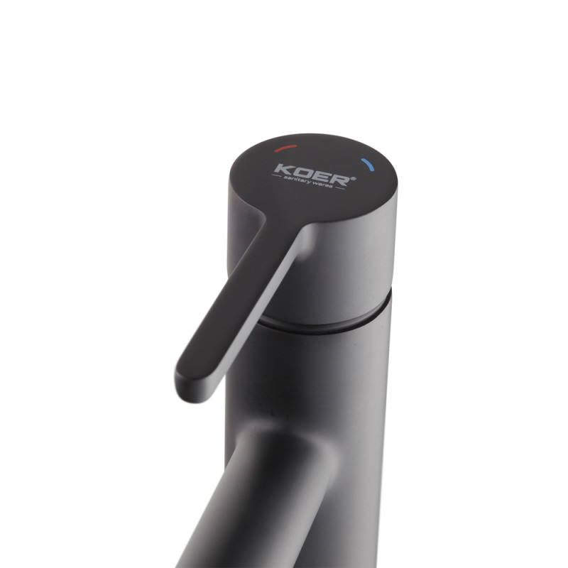 Смеситель для умывальника Koer KB-10029-05 Цвет черный (KR5487)