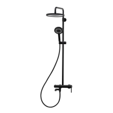 Душевая колонна со смесителем Koer KB-56029-05 3 функции, цвет черный (KR5490)