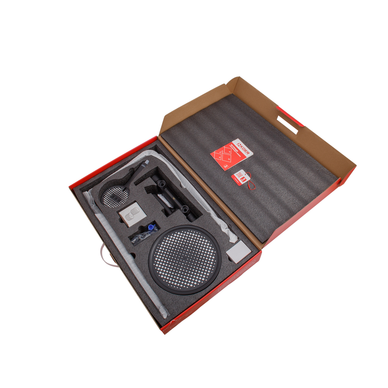 Душевая колонна со смесителем Koer KB-56029-05 3 функции, цвет черный (KR5490)