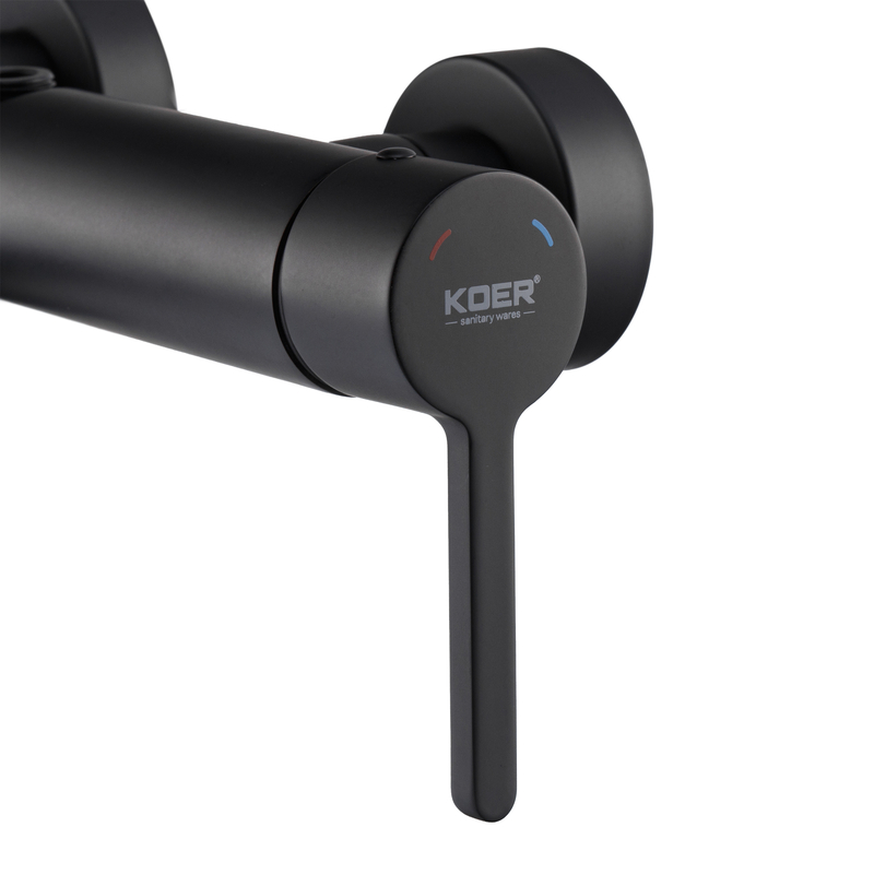 Душевая колонна со смесителем Koer KB-56029-05 3 функции, цвет черный (KR5490)