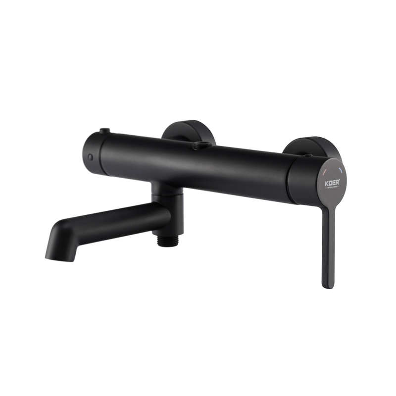 Душевая колонна со смесителем Koer KB-56029-05 3 функции, цвет черный (KR5490)