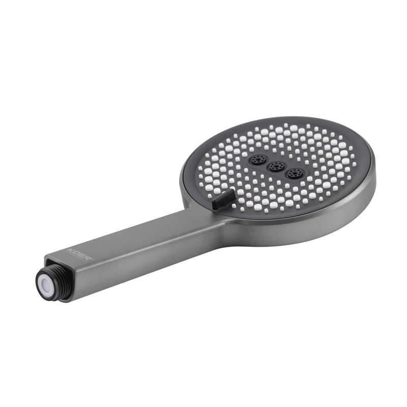 Душевая колонна со смесителем Koer KB-56029-07 3 функции, цвет графит (KR5497)