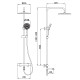 Душевая колонна с термостатическим смесителем Koer KB-57029-07 3 функции, цвет графит (KR5498)