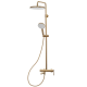 Душевая колонна со смесителем Koer KB-56029-12 3 функции, цвет матовое золото (KR5503)