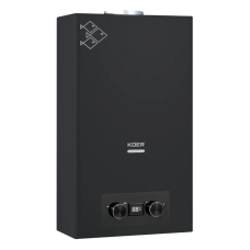 Газовая колонка Koer KWH.G0110 BLACK дымоходная 10 л/мин, цвет черный (KR5554)