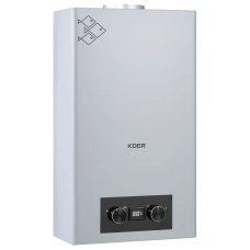 Газовая колонка KOER KWH.G0110 GRAY дымоходная 10 л/мин, цвет серый (KR5555)