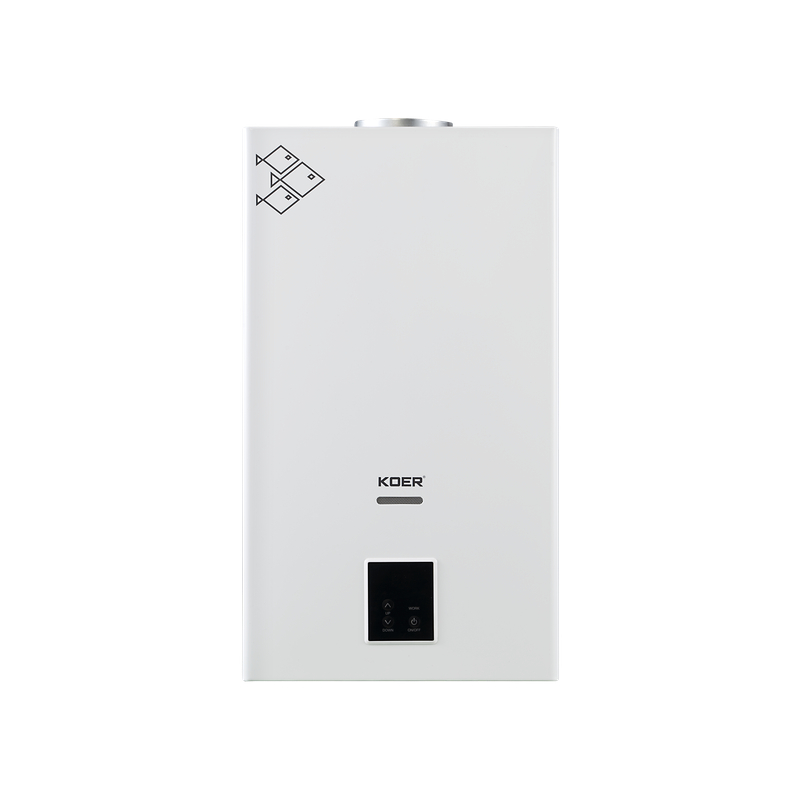 Газовая колонка KOER KWH.G0210 WHITE дымоходная с модуляцией 10 л/мин, цвет белый (KR5556)