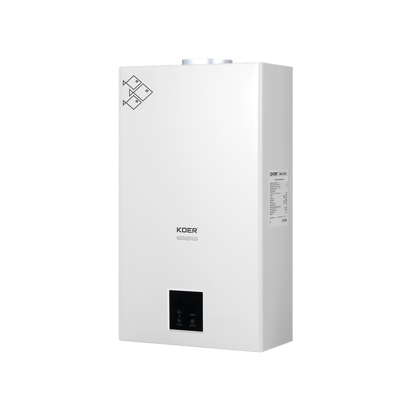 Газовая колонка KOER KWH.G0210 WHITE дымоходная с модуляцией 10 л/мин, цвет белый (KR5556)