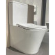 Унитаз-компакт эргономичный Koer TT-0202-T3 670x390x860mm система смыва TORNADO 3.0 (KR5614)