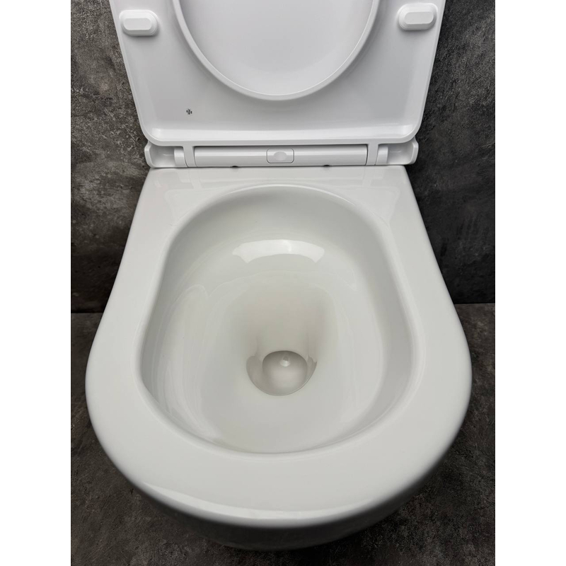 Унитаз подвесной эргономичный Koer TT-0101-T3 520x360x360mm система смыва TORNADO 3.0 (KR5615)