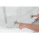 Душевая кабина без поддона Koer SR SC04-90x90x195-TR-02 прозрачное стекло Easy Clean 5мм SS Color (KR5682)
