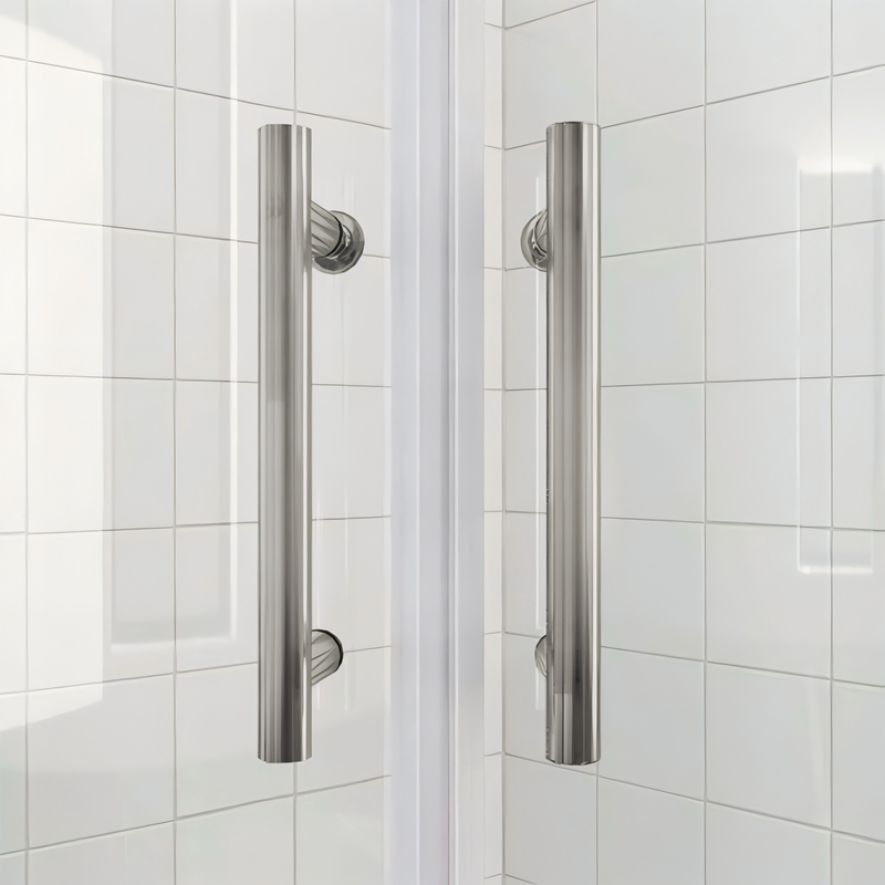 Душевая кабина без поддона Koer SR SC04-90x90x195-TR-02 прозрачное стекло Easy Clean 5мм SS Color (KR5682)