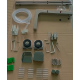 Дверь в нишу Walk-In раздвижная Koer SR SD07-120x200-L-TR-01 прозрачное стекло Easy Clean 8мм Хром (KR5686)