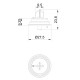 Мембрана для наполнительного клапана бачка унитаза KOER KT-1411 для KT-0105, KT-0106 (KR5708)