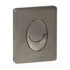 Панель смыва Koer KT-0606-07 157x198x10mm пластиковая, кнопка округленная (цвет графит) (KR5712)