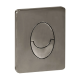 Панель смыва Koer KT-0606-07 157x198x10mm пластиковая, кнопка округленная (цвет графит) (KR5712)