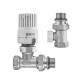 Комплект для подключения радиатора Koer SET-30 - 1/2'' (прямой) с термоголовкой (KR5717)