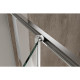 Душевая кабина без поддона Koer SR SC09-90x90x200-R-TR-01 прозрачное стекло Easy Clean 6мм Хром (KR5770)