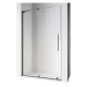 Дверь в нишу Walk-In раздвижная Koer SR SD07-120x200-R-TR-07 прозрачное стекло Easy Clean 8мм Графит (KR5775)