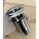 Донный клапан для раковины Koer PW-07-01 1 1/4'' с переливом автоматический СLICK-СLACK (Цвет хром) (KR5782)