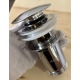 Донный клапан для раковины Koer PW-07-01 1 1/4'' с переливом автоматический СLICK-СLACK (Цвет хром) (KR5782)