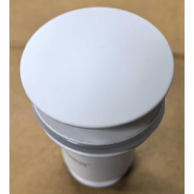 Донный клапан для раковины Koer PW-08-03 1 1/4'' без перелива автоматический СLICK-СLACK (Цвет белый) (KR5787)