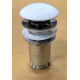 Донный клапан для раковины Koer PW-08-11 1 1/4'' без перелива автоматический СLICK-СLACK (Белая керам.накл) (KR5788)