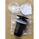 Донный клапан для раковины Koer PW-08-05 1 1/4'' без перелива автоматический СLICK-СLACK (Цвет черный) (KR5789)