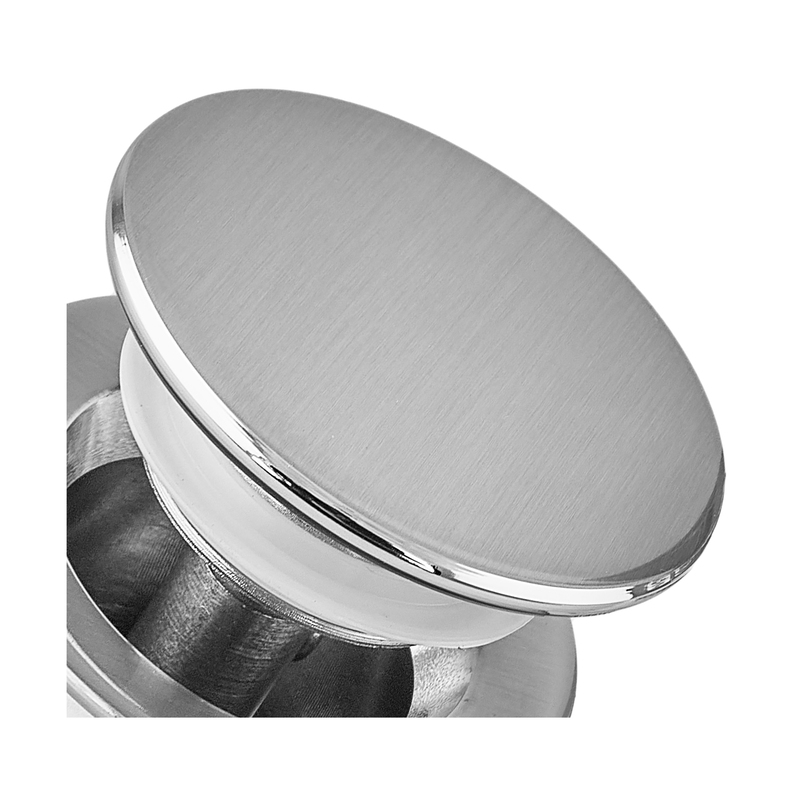 Донный клапан для раковины Koer PW-11-02 1 1/4'' универсальный (с/без перел.) СLICK-СLACK SS COLOR (KR5792)