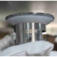 Донный клапан для раковины Koer PW-09-01 1 1/4'' с переливом автоматический СLICK-СLACK (Цвет хром) (KR5796)