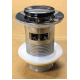 Донный клапан для раковины Koer PW-09-01 1 1/4'' с переливом автоматический СLICK-СLACK (Цвет хром) (KR5796)