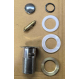 Донный клапан для раковины Koer PW-09-01 1 1/4'' с переливом автоматический СLICK-СLACK (Цвет хром) (KR5796)