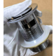 Донный клапан для раковины Koer PW-09-01 1 1/4'' с переливом автоматический СLICK-СLACK (Цвет хром) (KR5796)