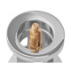 Донный клапан для раковины Koer PW-09-01 1 1/4'' с переливом автоматический СLICK-СLACK (Цвет хром) (KR5796)