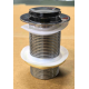 Донный клапан для раковины Koer PW-10-01 1 1/4'' без перелива автоматический СLICK-СLACK (Цвет хром) (KR5797)