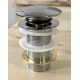 Донный клапан для раковины Koer PW-12-01 1 1/4'' без перелива автоматический СLICK-СLACK (Цвет хром) (KR5798)