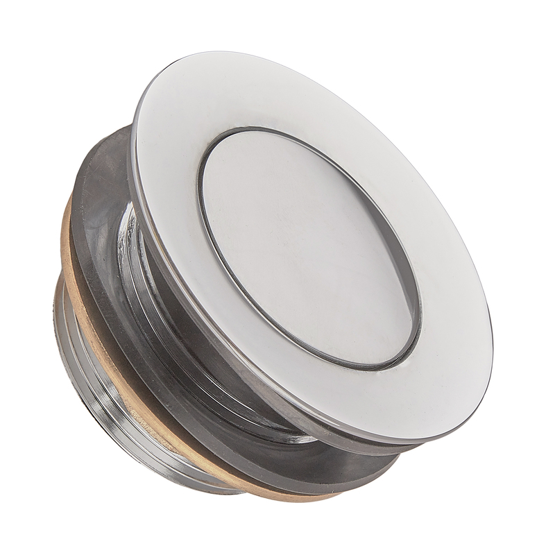 Донный клапан для ванны Koer PW-06-01 1 1/2'' автоматический СLICK-СLACK (Цвет хром) (KR5799)