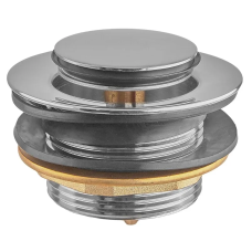 Донный клапан для ванны Koer PW-06-01 1 1/2'' автоматический СLICK-СLACK (Цвет хром) (KR5799)
