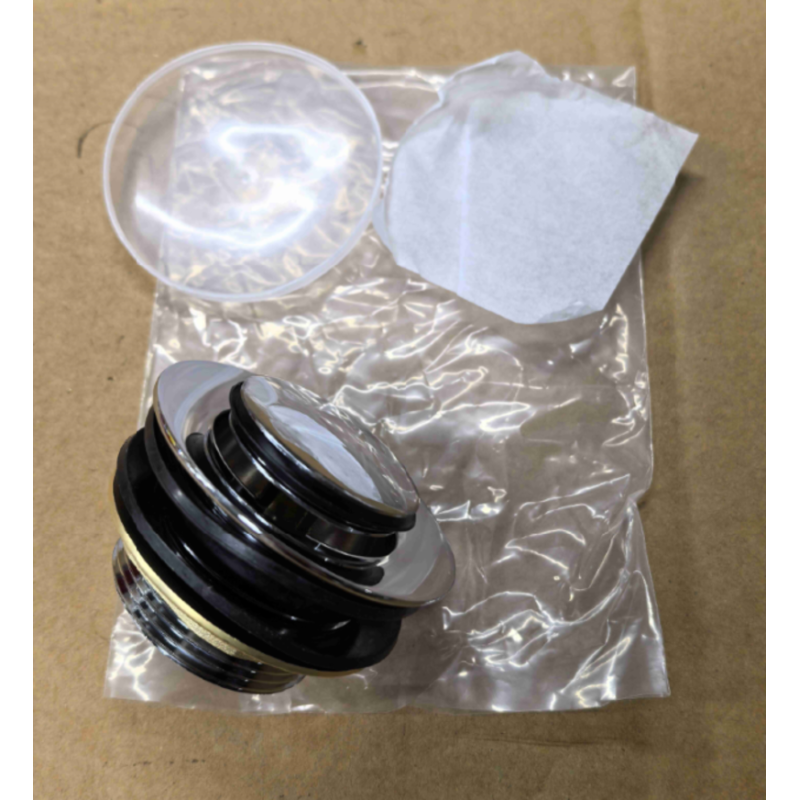 Донный клапан для ванны Koer PW-06-01 1 1/2'' автоматический СLICK-СLACK (Цвет хром) (KR5799)